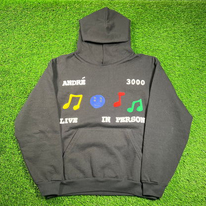 CPFM Andre 3000 Live In Person Concert Black Hoodie Size Large USED x16341
