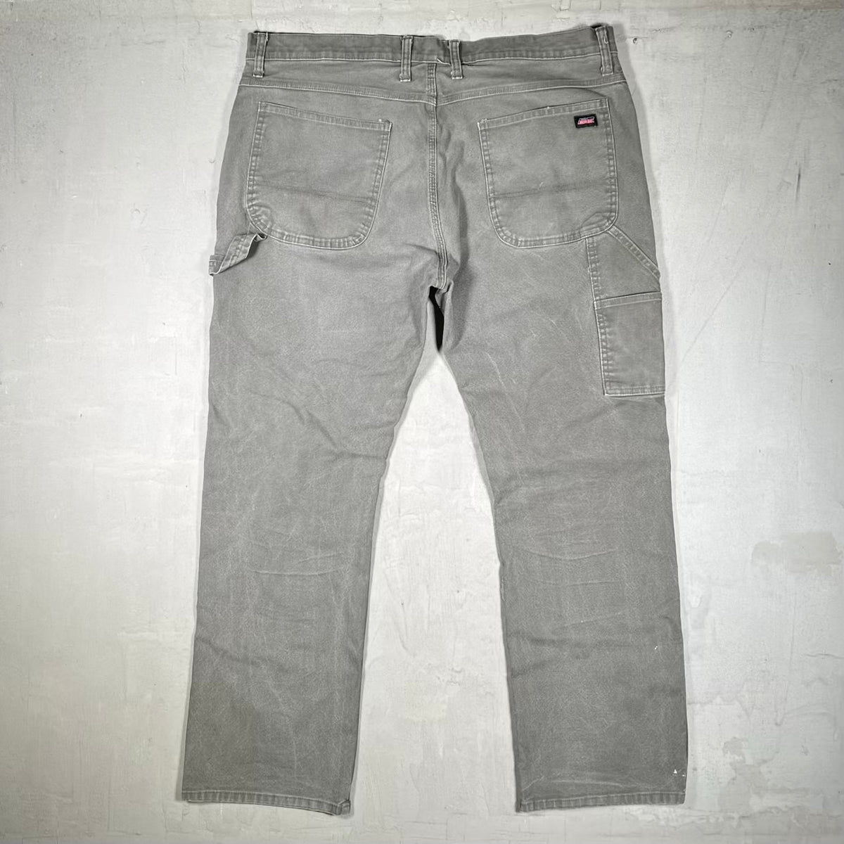 Y2K Dickies Wokrwear Olive Brown Pants Size 38x32 USED v20321