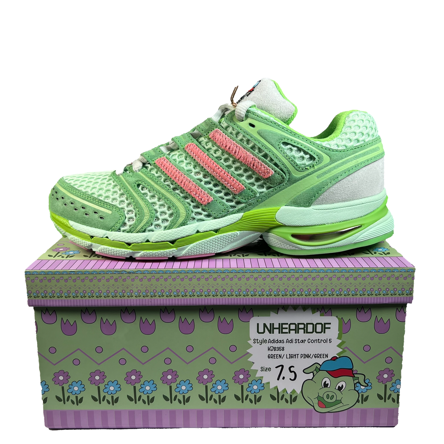 Adidas Adistar Control 5 Unheardof Pork Chop Piggy Runner 2.0 Cupcake (2026) Size 7.5 NEW s22337