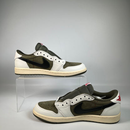 Jordan 1 Low Travis Scott Medium Olive (2024) Size 8.5 NEW s22383