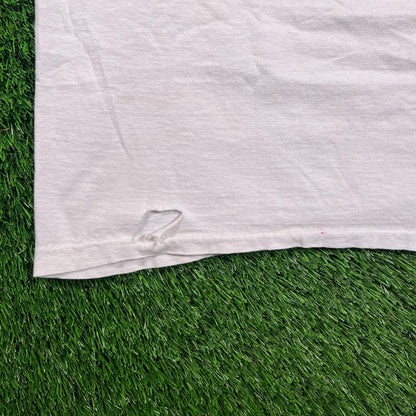 1980s "Be On Alert.....Don't Gossip" White Tee Size Small USED v18495