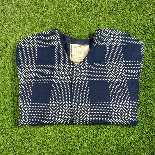 Kith Indigo Winfield Quilted Liner Nocturnal Size Large USED x14689