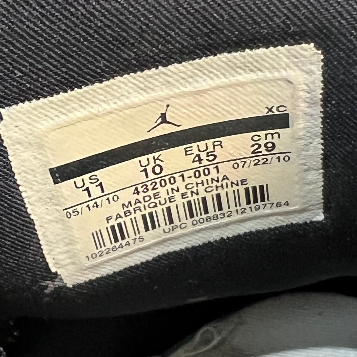 Jordan 1 Bred Banned X (2001) Size 11 USED s6027