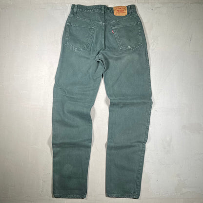 1998 Levi's 550 Dark Green Size 32 USED v19304