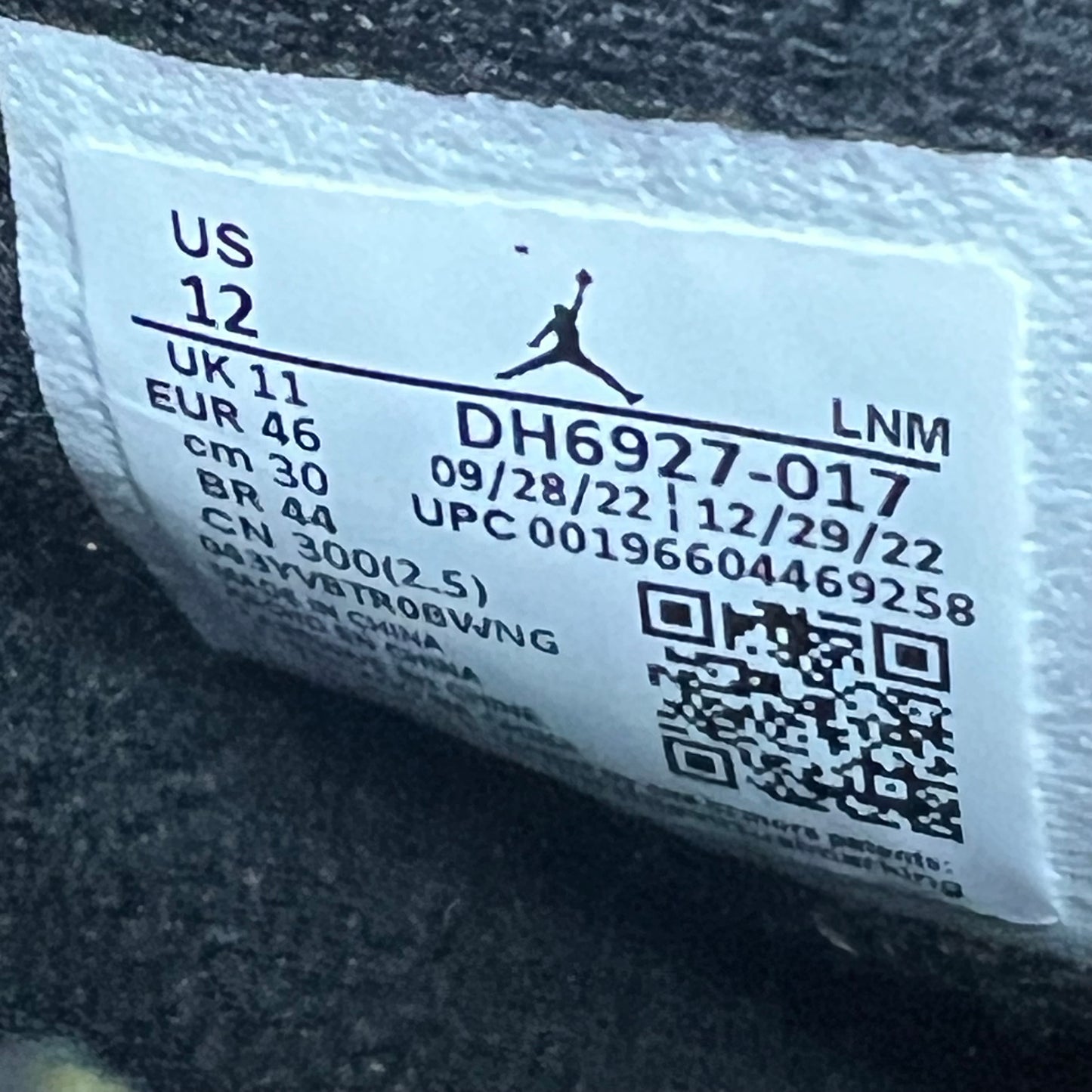 Jordan 4 Thunder (2023) Size 12 NEW s18668