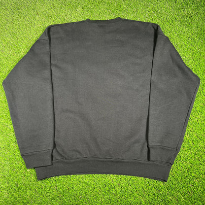 1990s Logo 7 Black Desert Storm Crewneck Size XL USED v16848