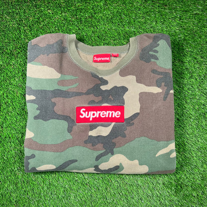Supreme Camo Box Logo (2015) Crewneck Size XL USED x16680