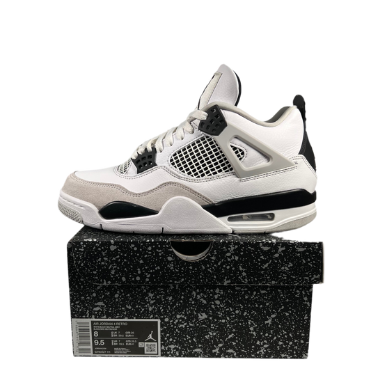 Jordan 4 Military Black (2022) Size 8 USED s18593