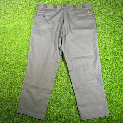 Dickies Straight Leg Grey Pants Size 46x30 USED v18079
