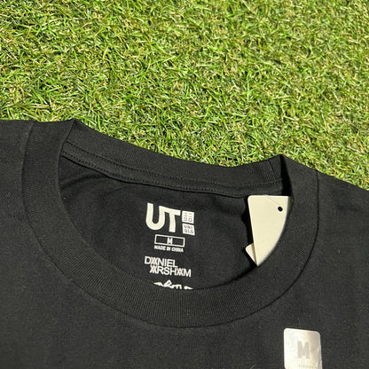 Uniqlo Pokemon Daniel Arsham Mewtwo Black Tee Size Medium NEW x13908