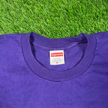 Supreme Playboi Carti Photo Purple Tee Size XL USED x16755