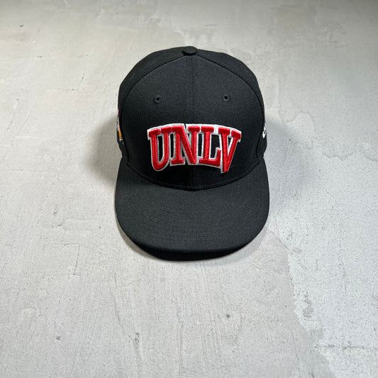 New Era UNLV National Champs 1990 Black Fitted Size 7.5 USED v19605