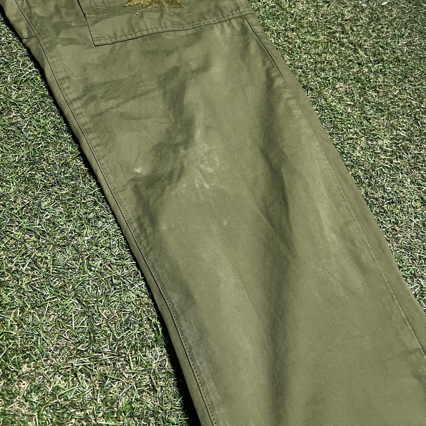 Billionaire Boys Club BBC Shooting Star Green Cargo Pants Size 36 USED X14286