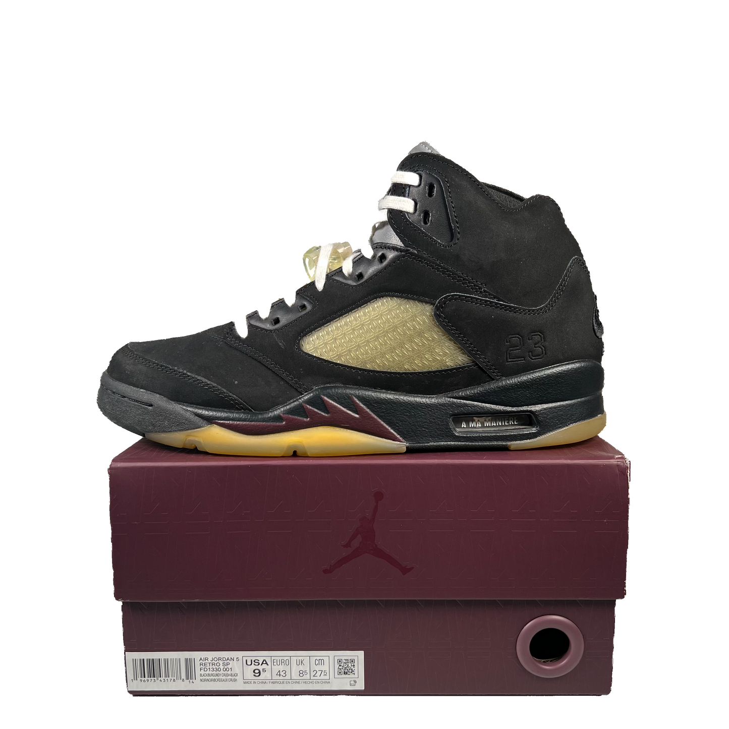 Jordan 5 A Ma Maniere Dusk (2023) Size 9.5 USED s20125