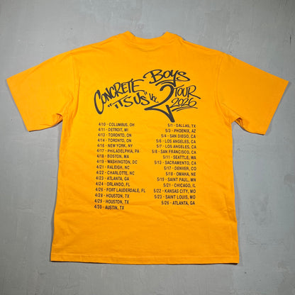 Congrete Boys Lil Yatchy Yellow Concert Tee Size XL USED x17369