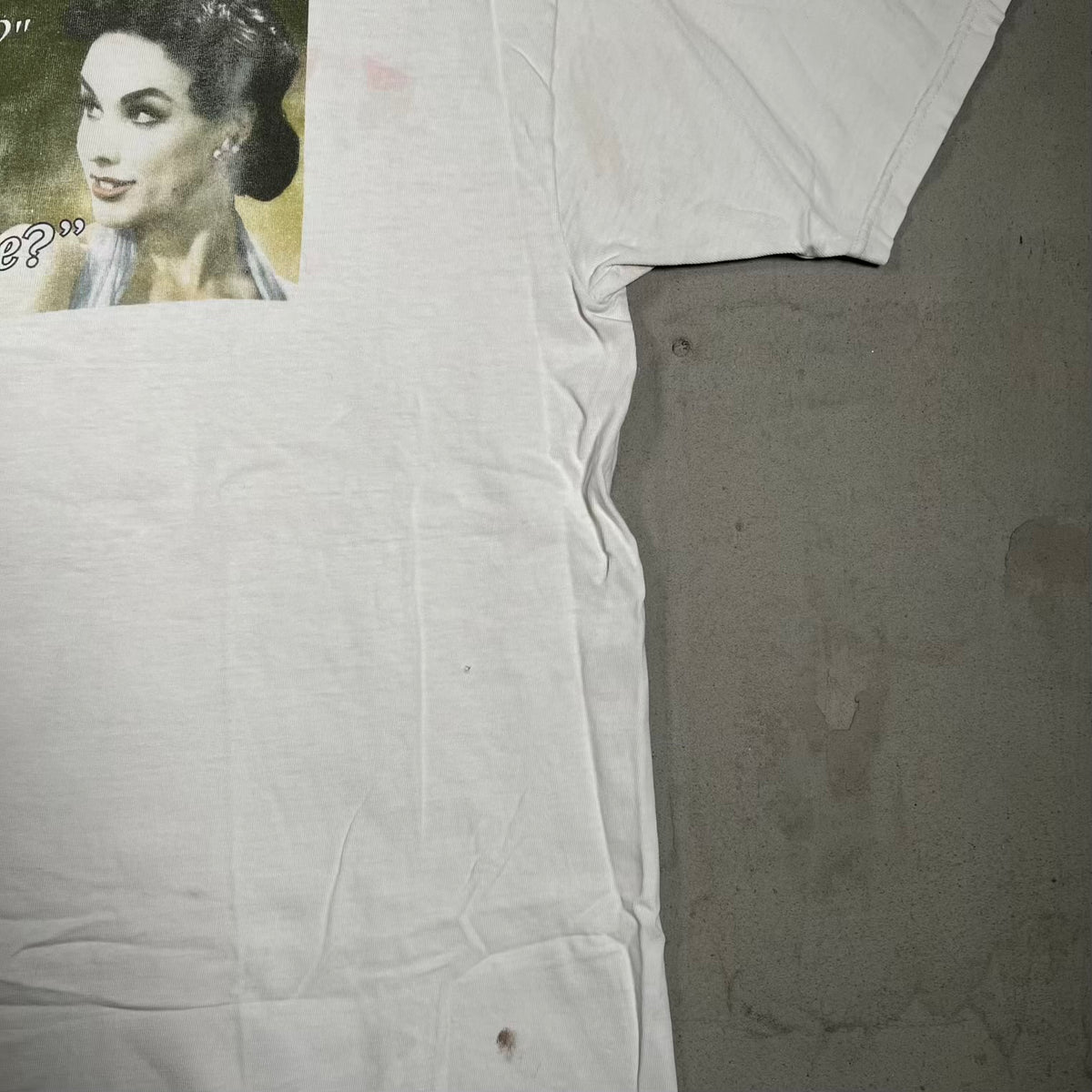 1997 Mind if I Smoke Care If I Die White Tee Size XL USED v20057