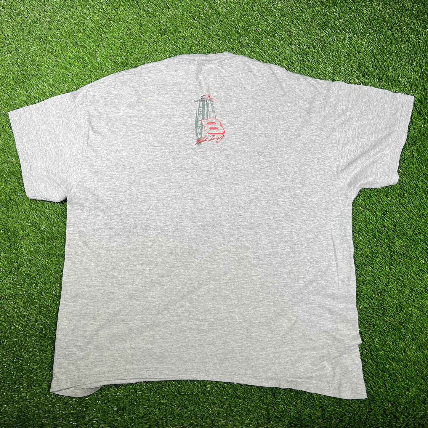 Y2K Nascar Martin Truex Jr Racing Grey Tee Size XL USED v17353