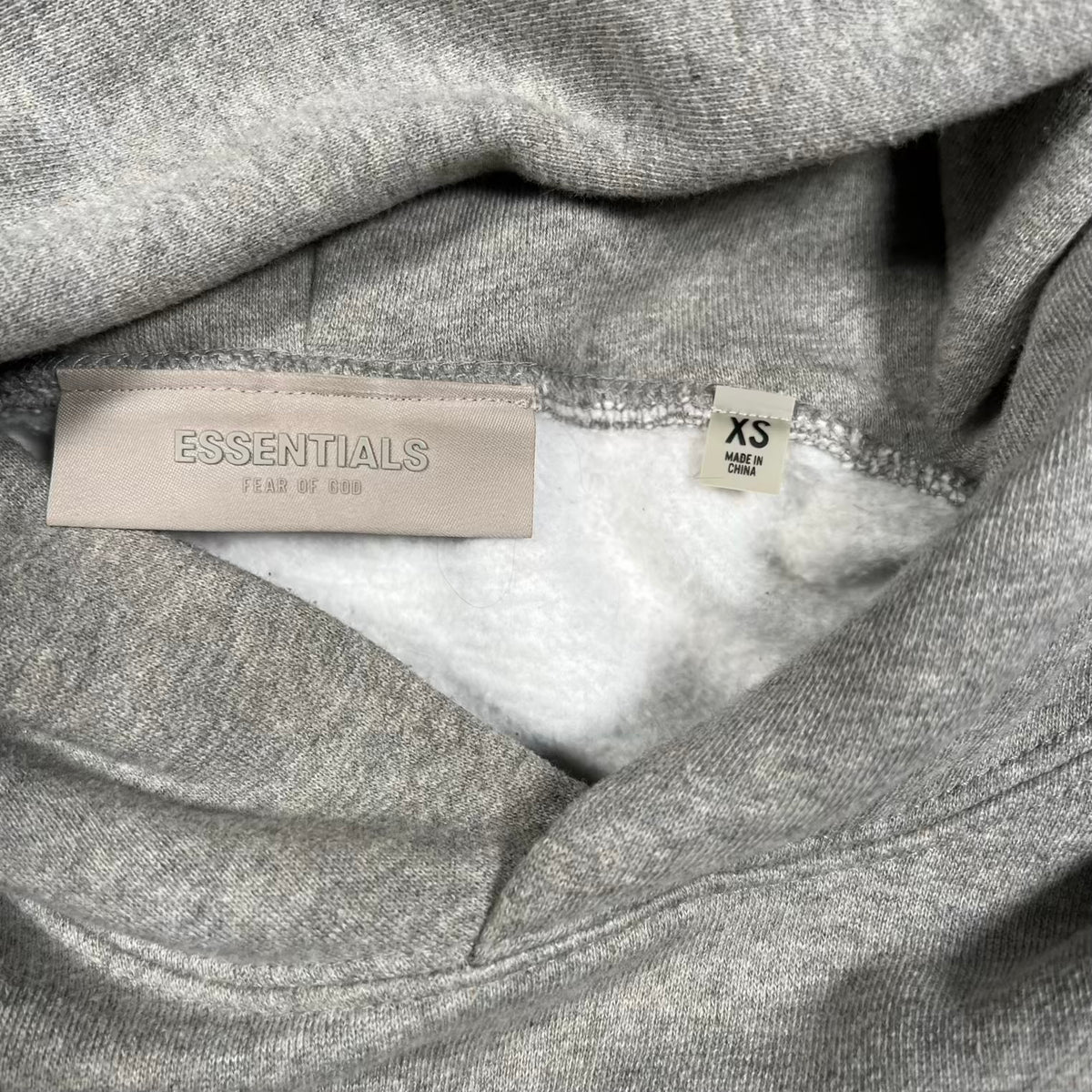 Essentials Fear of God FOG Grey Hoodie Size XS USED x18772