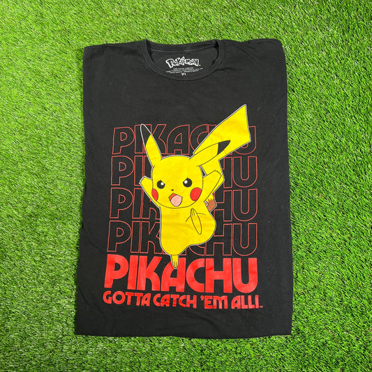 Pokemon Black Pikachu Tree Size XL USED v18239