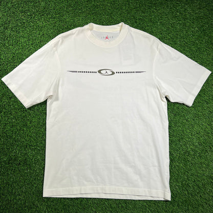 Travis Scott Jordan JumpanJack White Tee Size Small NEW x16511