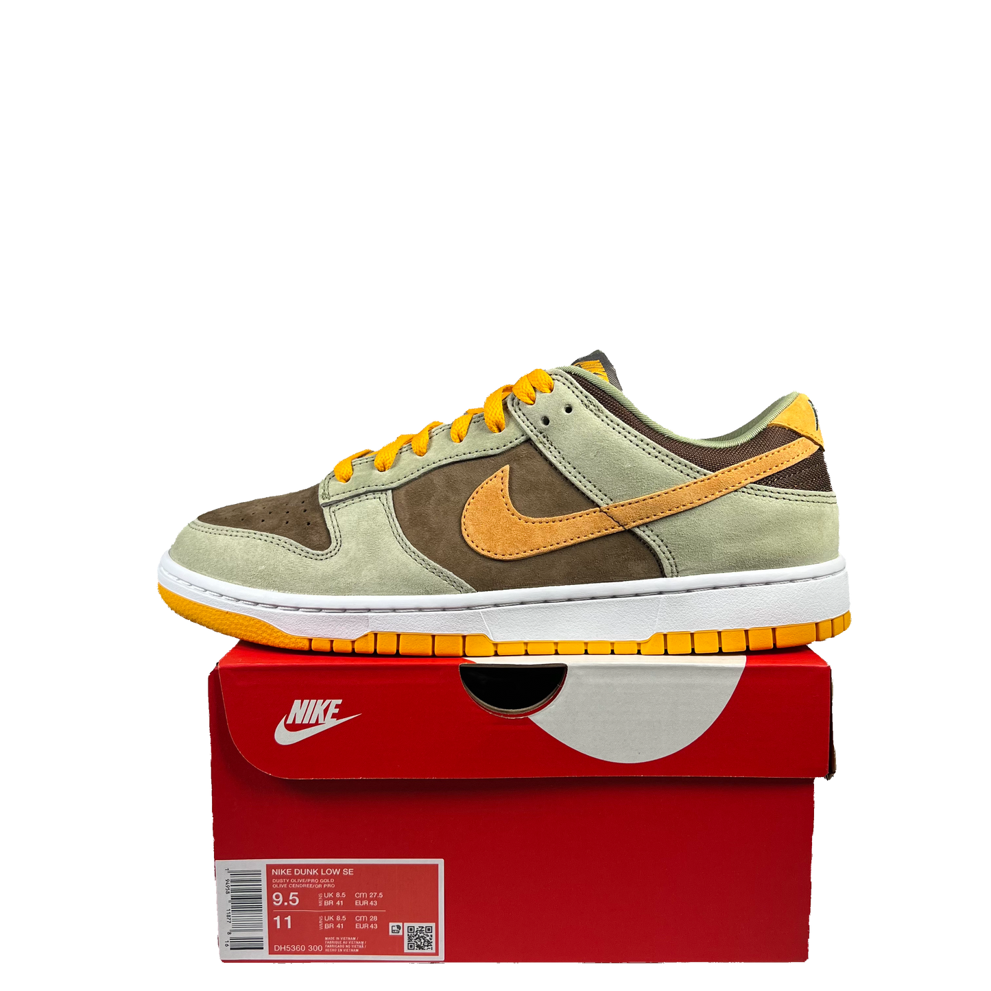 Nike Dunk Low Dusty Olive (2021) Size 9.5 NEW s19920