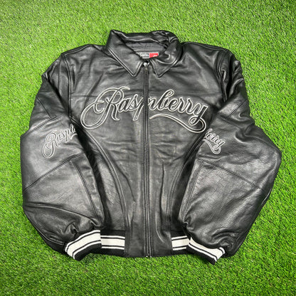 GV Gallery Raspberry Leather Jacket Size XXL NEW x14879