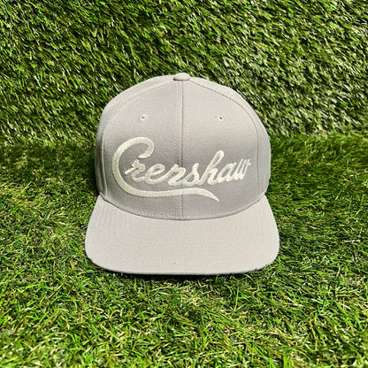 TMC Crenshaw White Logo Grey Hat One Size USED v15997