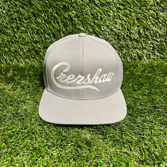 TMC Crenshaw White Logo Grey Hat One Size USED v15997