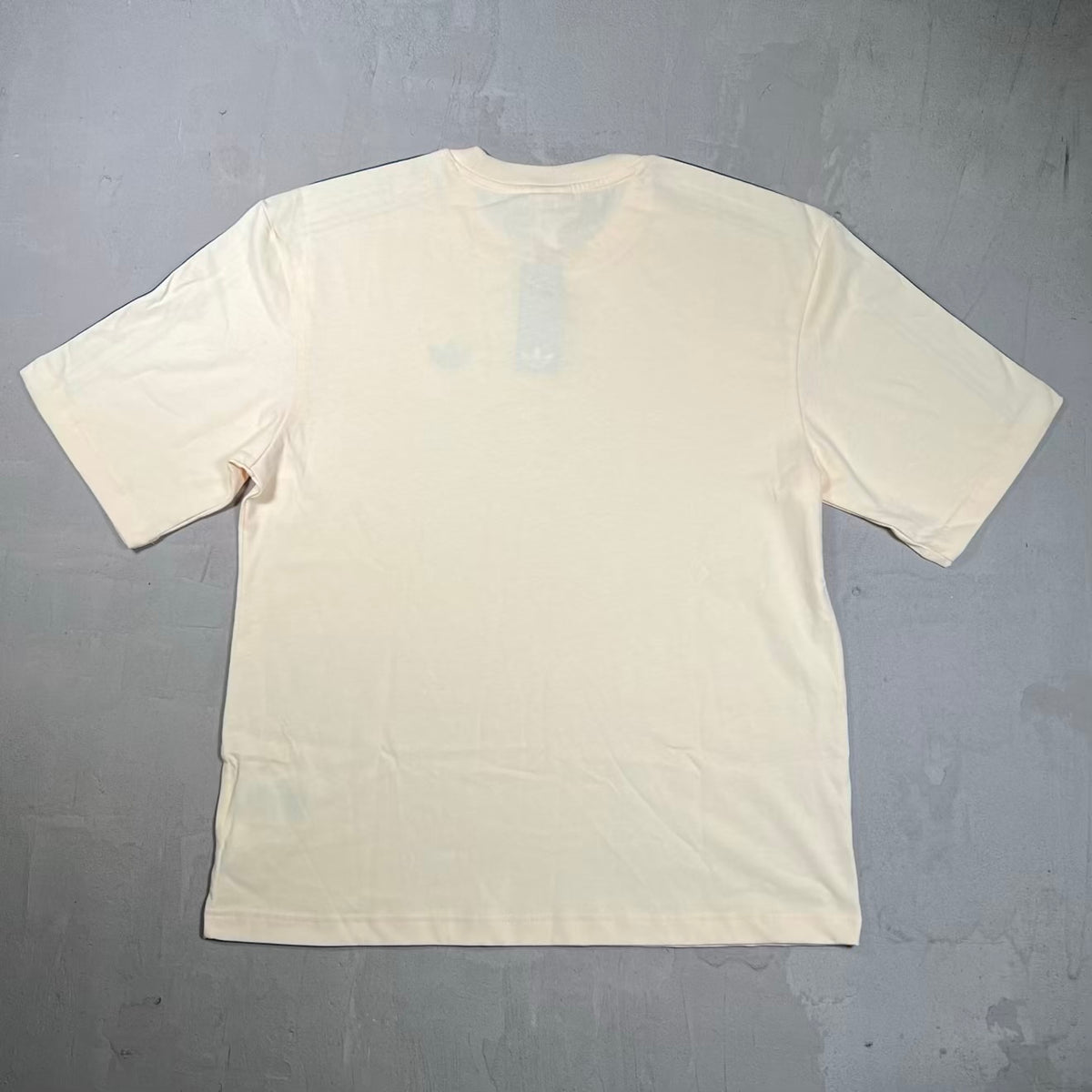 Adidas Green Stripe Warm Vanilla Tee Size Small NEW v20329