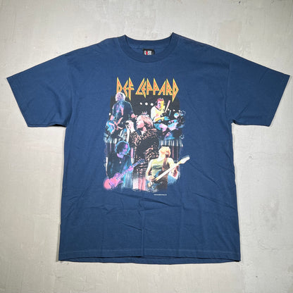 2000 Def Leppard Navy Euphoria Tour Tee Size XL USED v16620