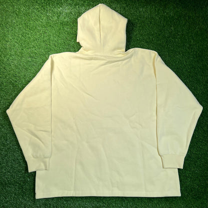 FOG Essentials Felt Logo Yellow Hoodie Size Large NEW x16926