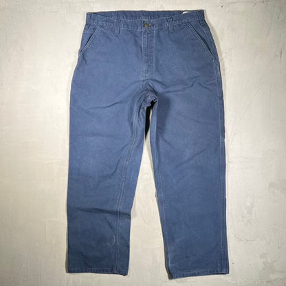 Carhartt Blue Workwear Pants Size 36x30 USED v20361