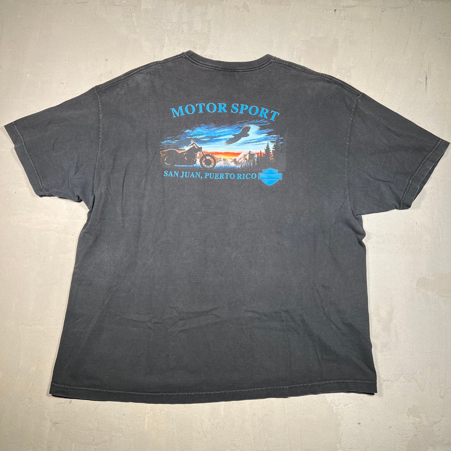 Y2K Harley Davidson Black "Independence" Tee Size 3XL USED v19405
