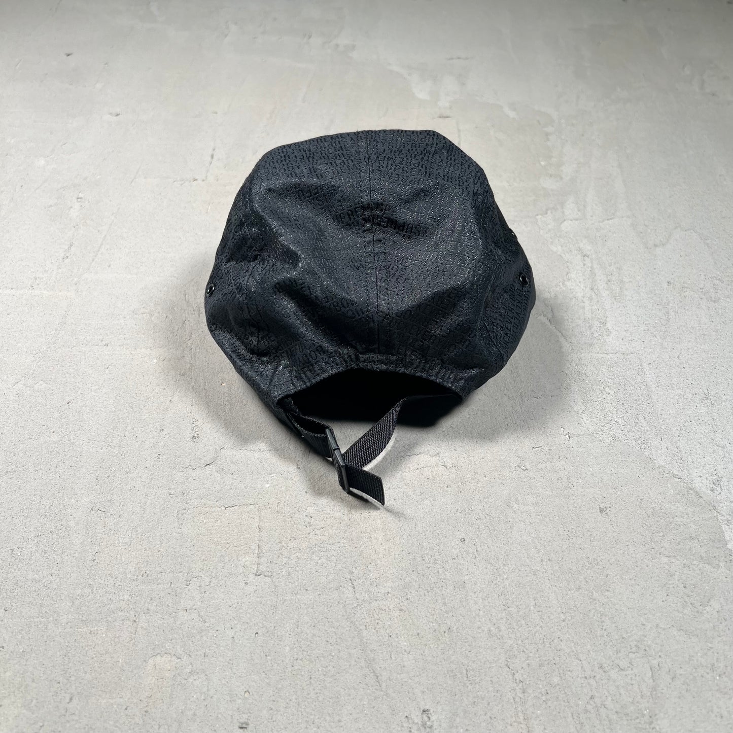 Supreme Ripstop Fuck Everybody Black Camp Hat USED x17499