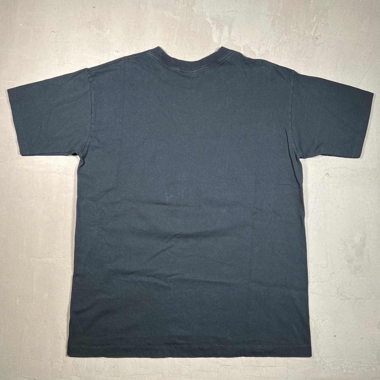 1996 Chicago Bulls 4 Time Champs Logo 7 Tag Black Tee Size XL USED v16280