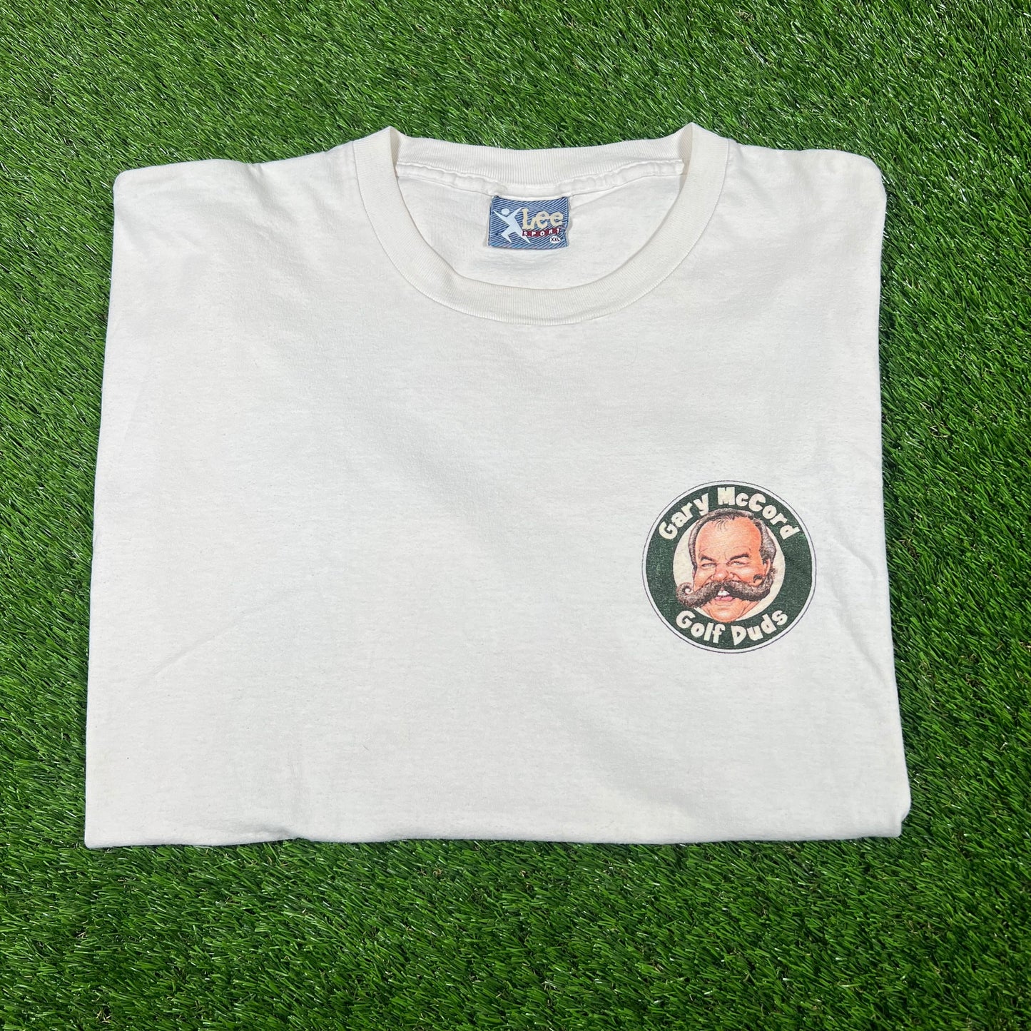 1990s Golf Duds "Nuke It" White Tee Size XXL USED v16817