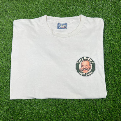 1990s Golf Duds "Nuke It" White Tee Size XXL USED v16817
