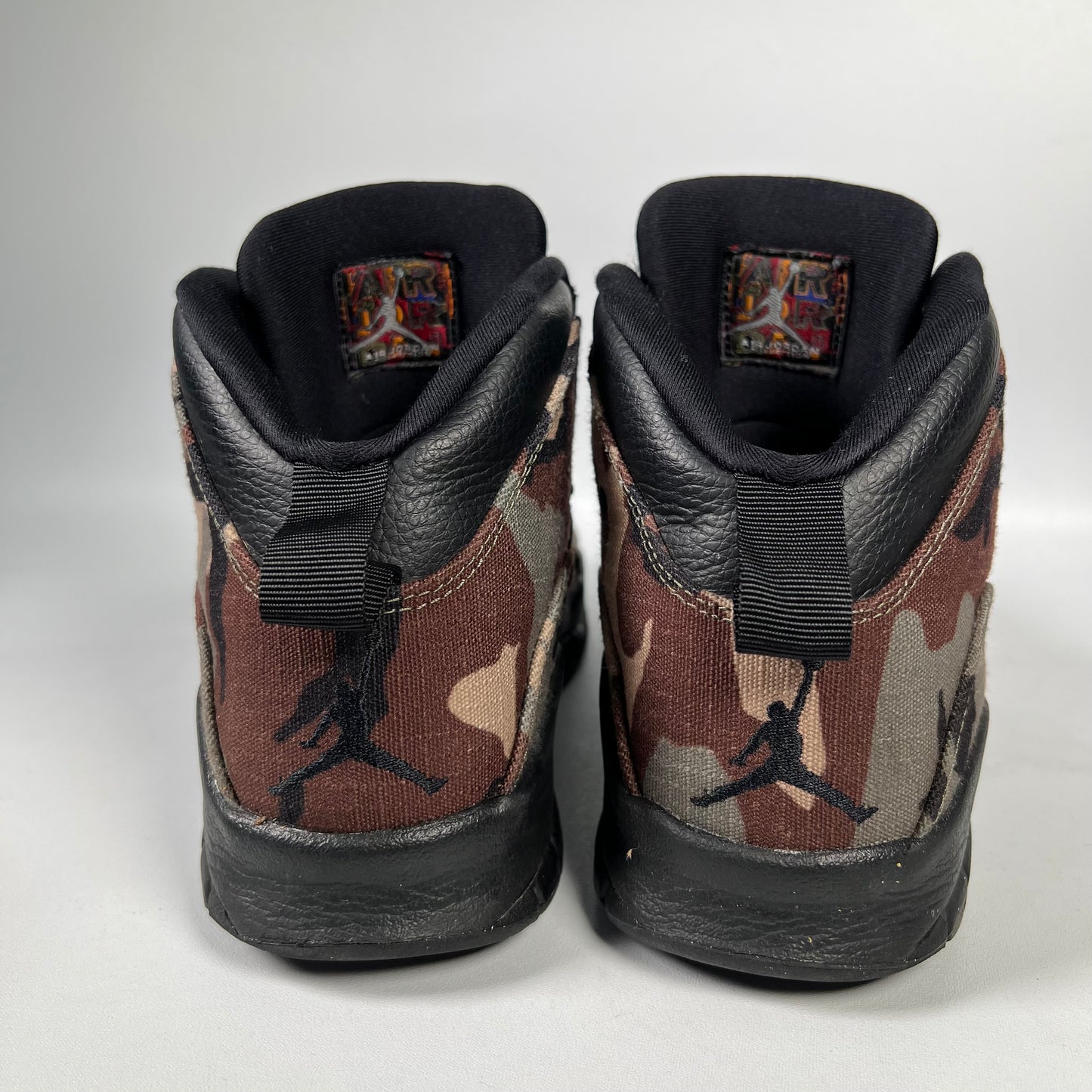 Jordan 10 Woodland Camo (2019) Size 7.5 USED s19258