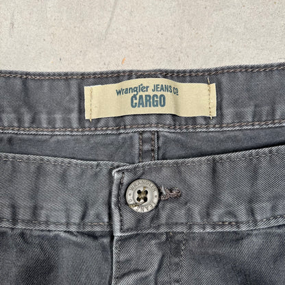 Wrangers Dark Grey Cargo Pants Size 38x32 USED v19472
