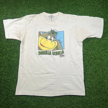 1990s Magilla Gorilla White Portrait Tee Size Large USED v18195