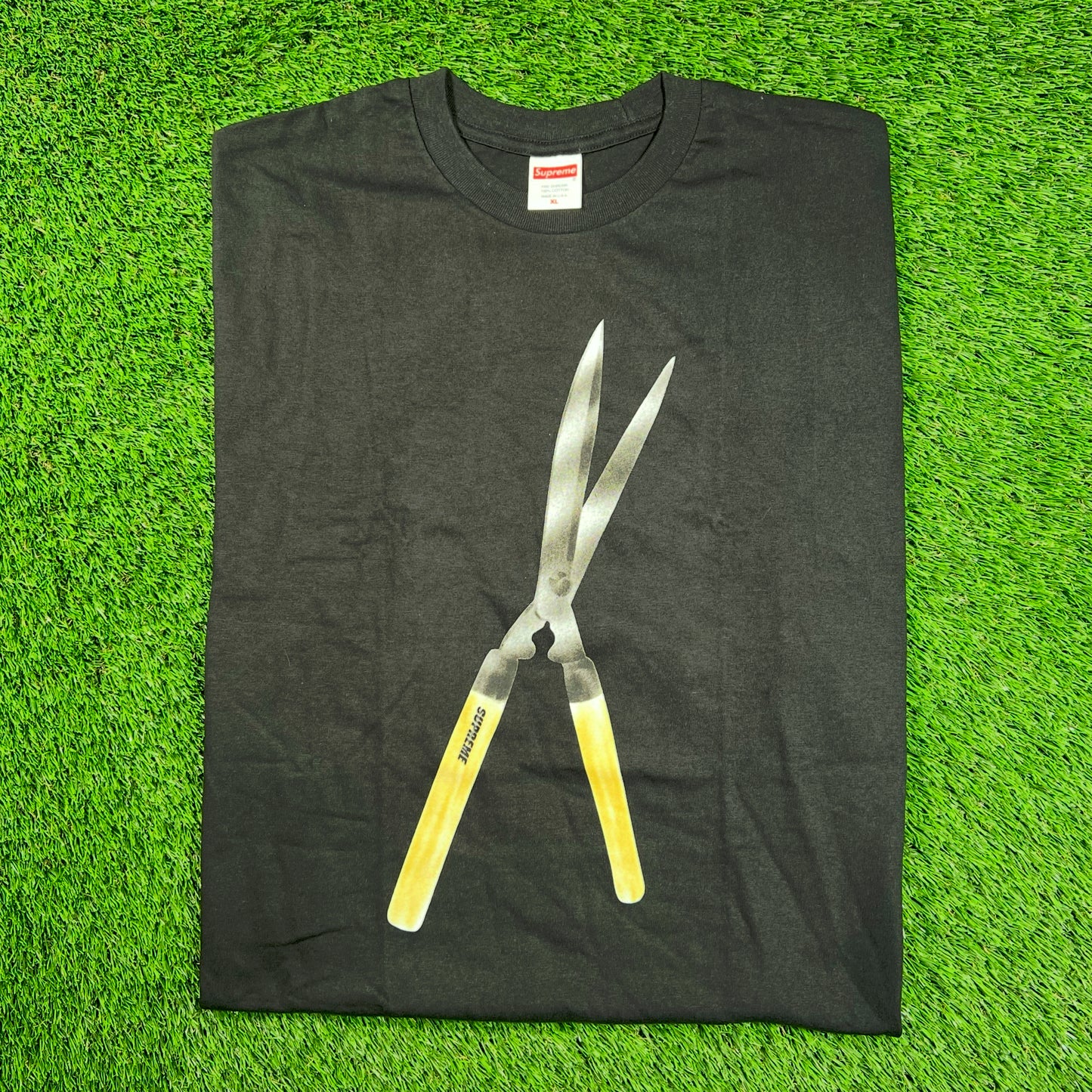 Supreme Shears Tee Black (2019) Size XL NEW x16426