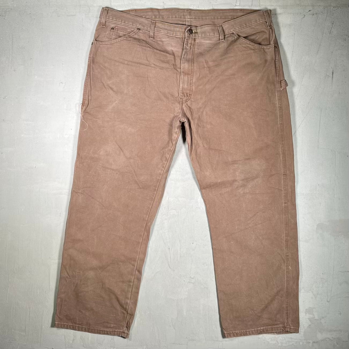 Y2K Dickies Workwear Black Canvas Pants Size 44x30 USED v20146