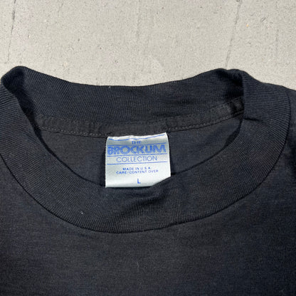 1990 Aerosmith North American Pump Tour Black Tee Size Large USED v16631