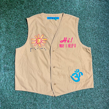 CPFM 2021 Gardening Club Mustard Vest Size 4 (XL) USED x13684