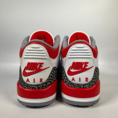 Jordan 3 Fire Red 2022 Size 7 NEW s10587