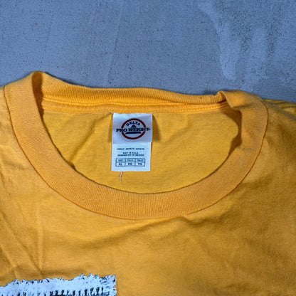 2005 Martin Luther King MLK Rap Style Yellow Tee Size XL USED v19242