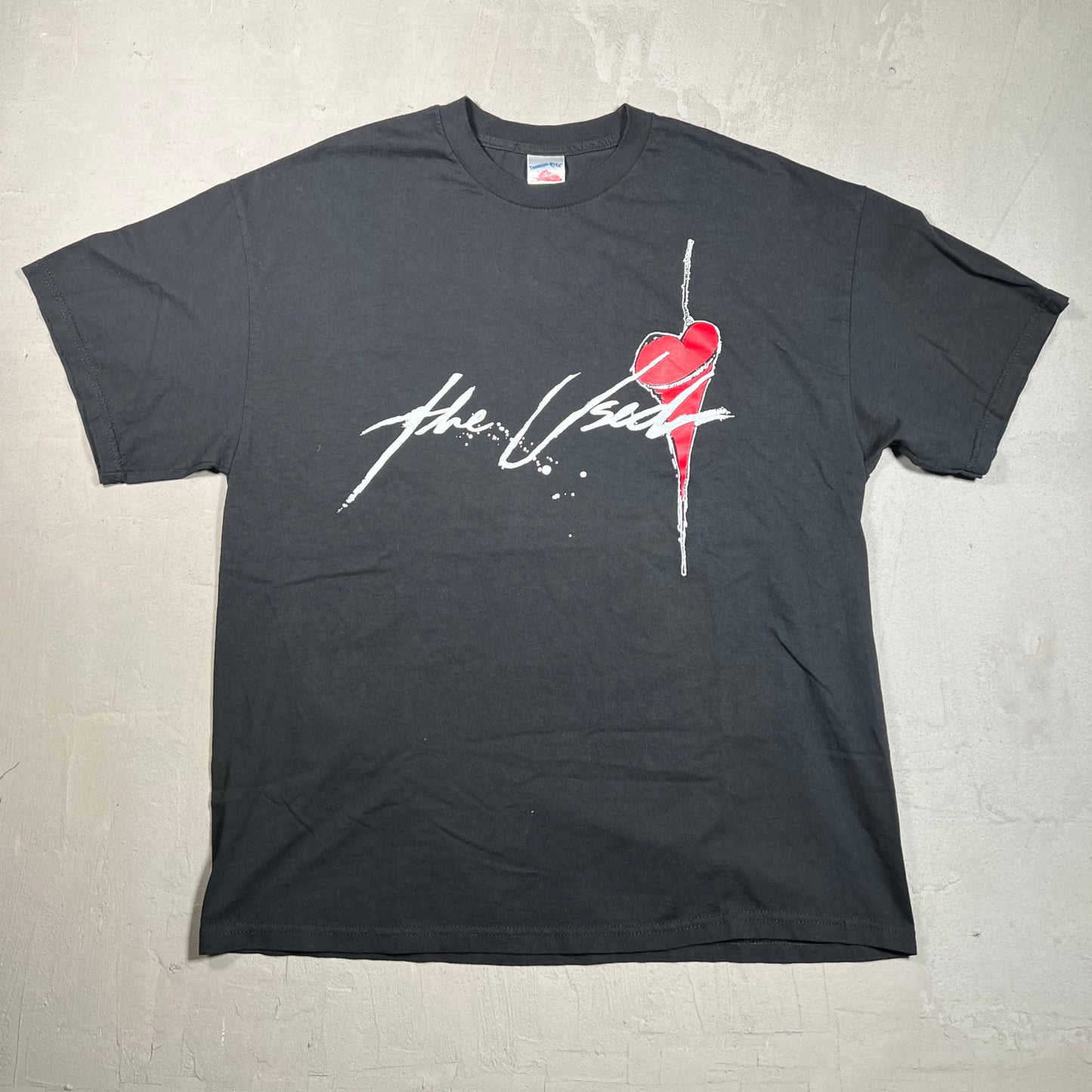 2004 The Used "In Love and Death" Black Tee Size XL USED v19481
