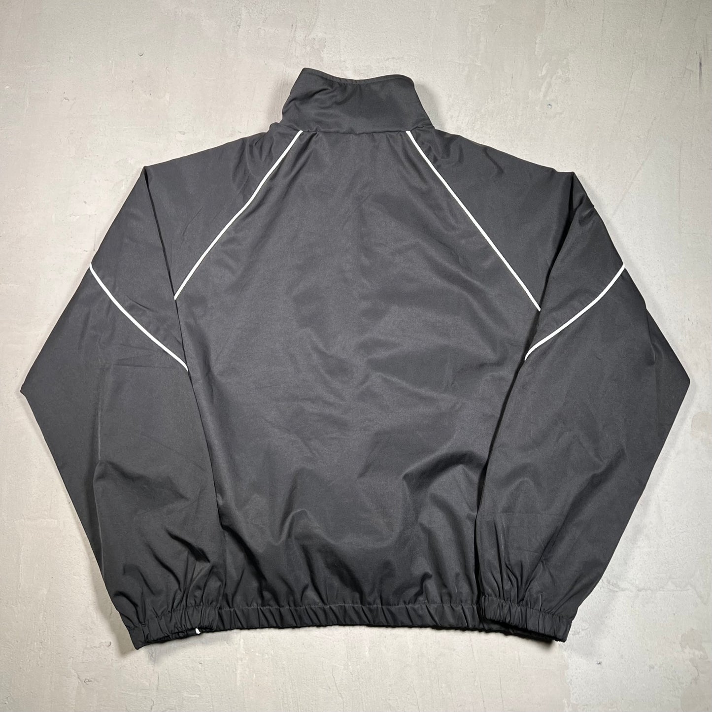 Vale Dreams Sports Dept Black Zip Up Jacket Size Large USED x17562