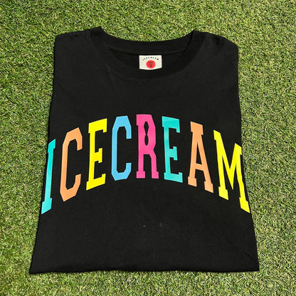 Ice Cream x Billionaire Boys Club Black Logo Tee Size Large USED x14011