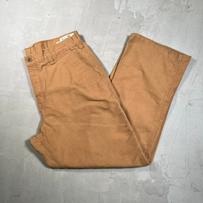Carhartt Khaki Workwear Pants Size 36x30 USED v20360